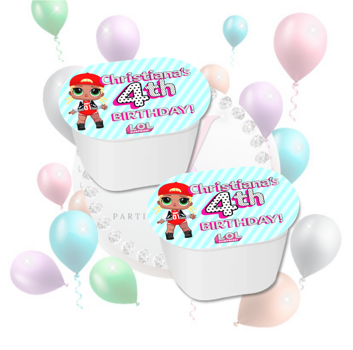 1 Dozen Sticker Labels